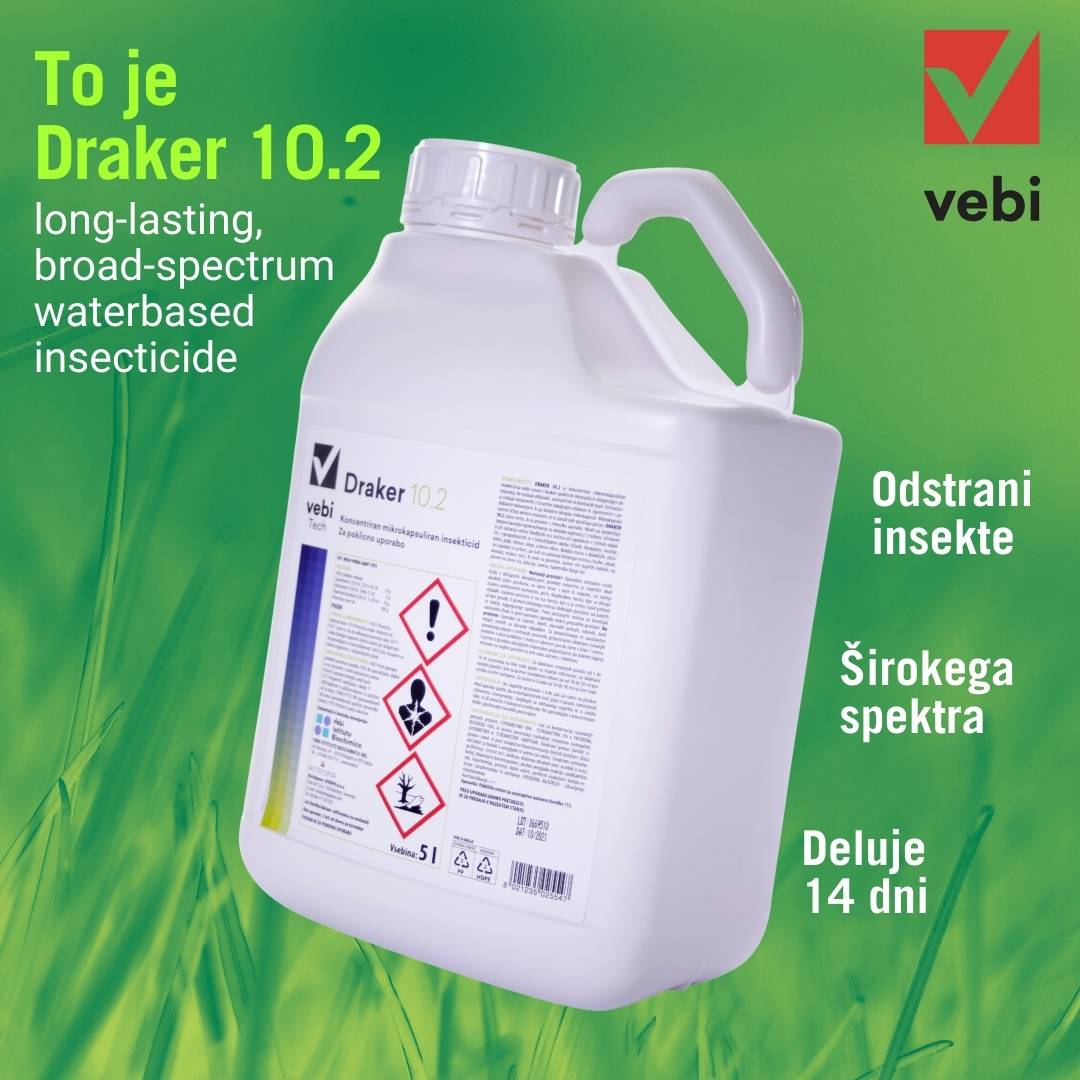 Vebi insekticid Draker 10.2 5l - sredstvo za zatiranje insektov