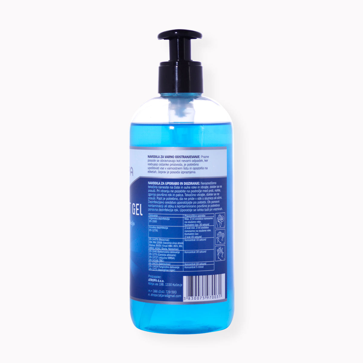 ATROPASEPT razkužilo za roke z pumpico 500ml
