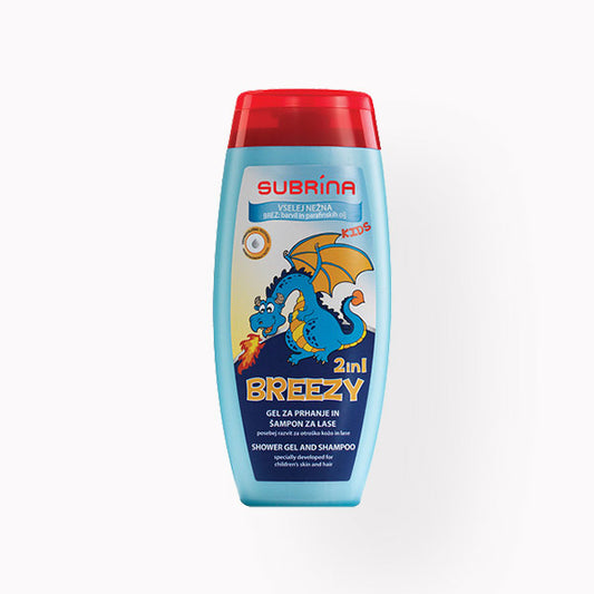 Subrina otroški šampon in gel za tuširanje Breezy